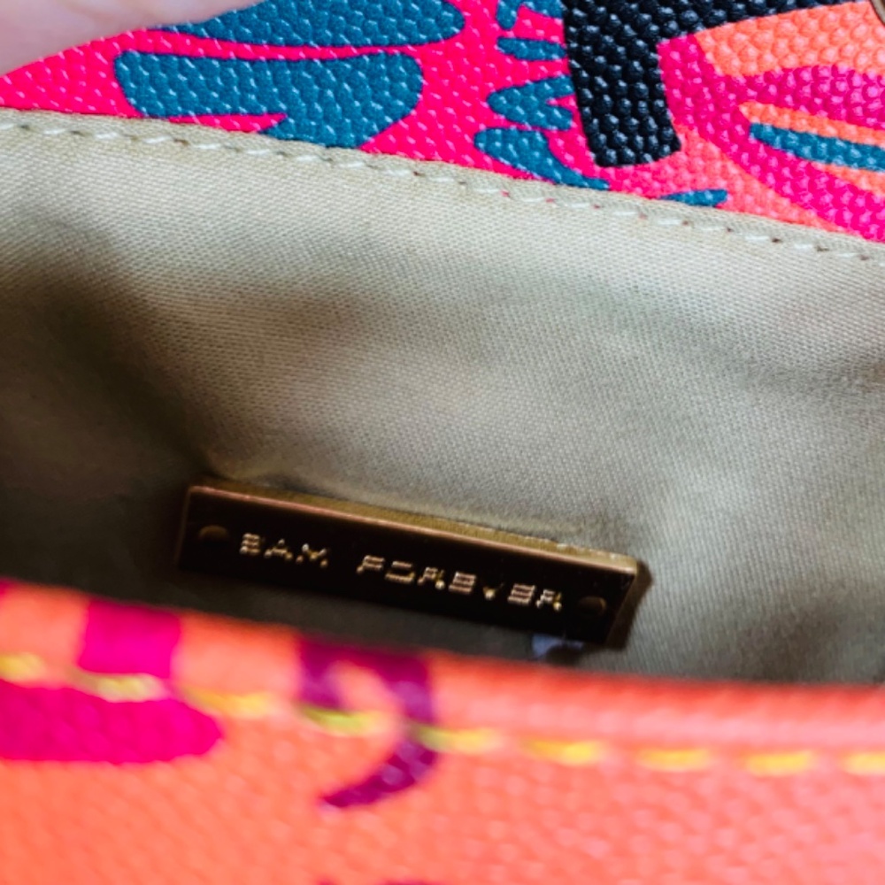 Hello 3AM graffiti streetwear gold tone chain pink blue orange black crossbody - Picture 8 of 16